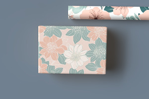 Gift Paper Roll Mockup Scene