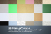 30 Seamless Paper Textures, a Pattern Graphic by SparkleStock (Thumbnail 2 of 5)