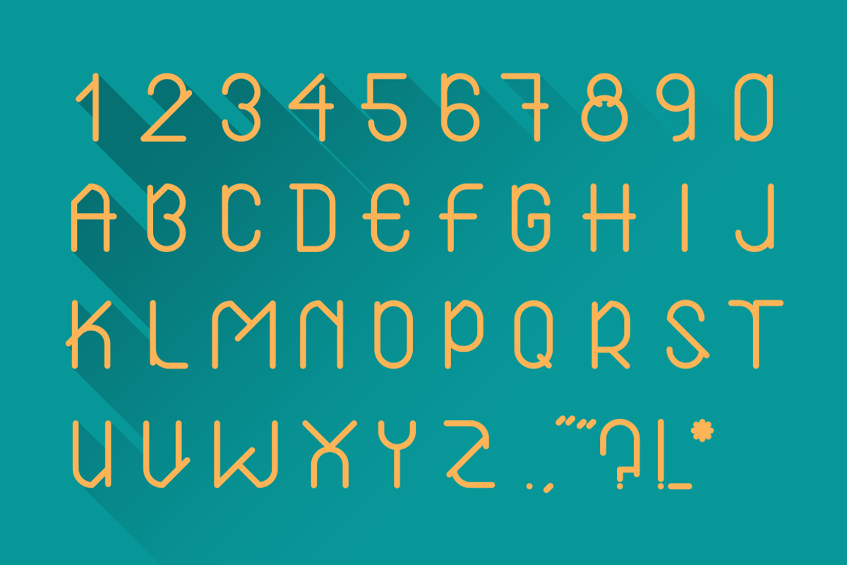 Air Typeface (Normal, Bold, Outline) preview 3