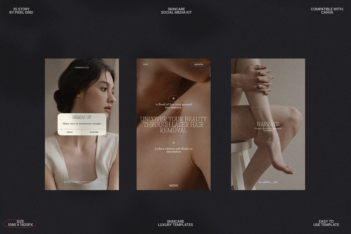 Canva Story Templates for Skincare preview 6