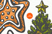 Vector set Christmas Tree, an Illustration by AnnieDove (Thumbnail 6 of 6)