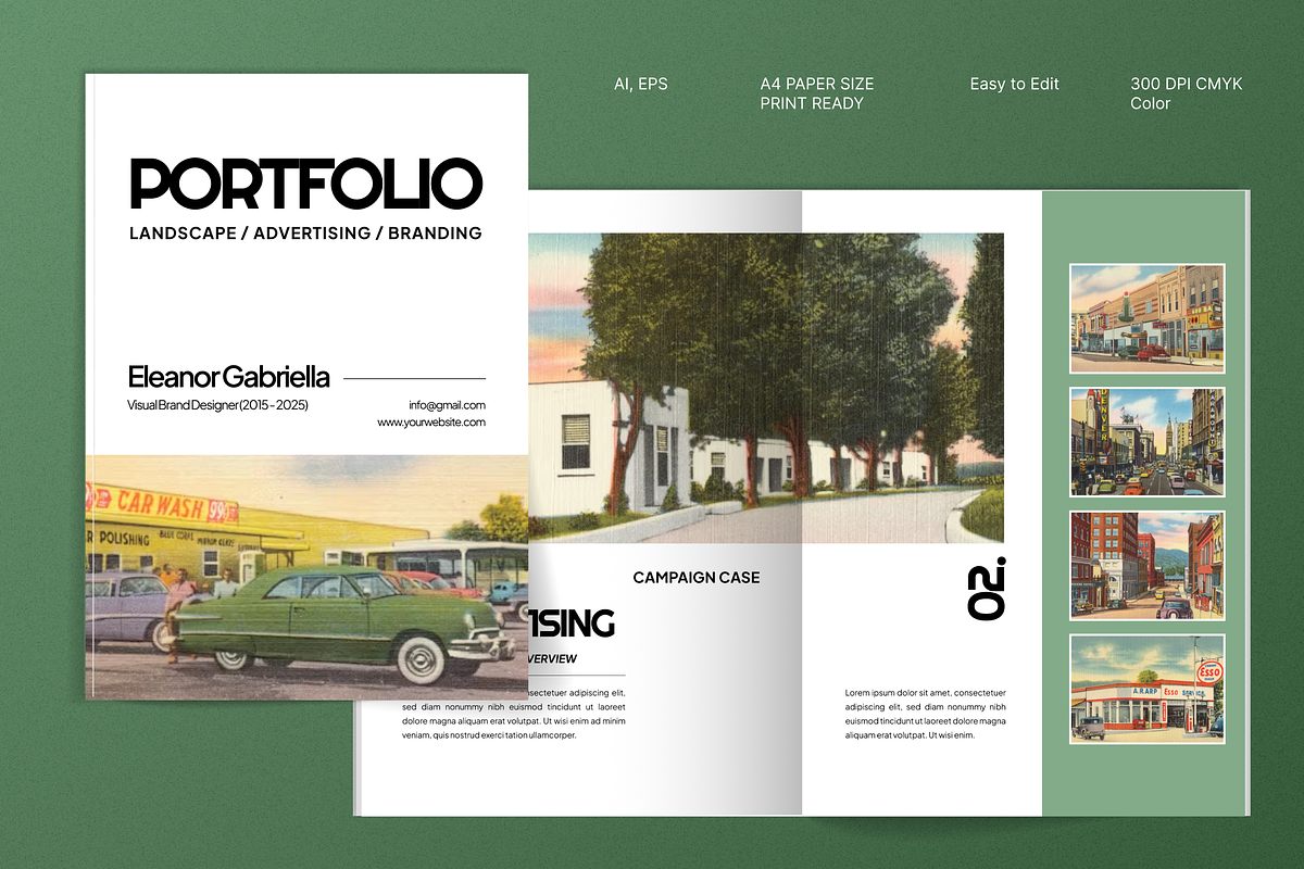 Photographer Portfolio Magazine, a Magazine Template by MMPixelCraft (Photo 1 of 4)