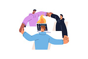 Programmers at work. IT concepts set, a Work Illustration by PaperTrident (Thumbnail 18 of 28)