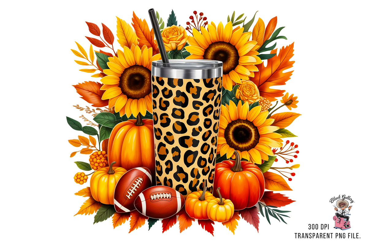 10 Leopard Print Tumbler PNG, a Graphic by Clipart Bloom (Photo 10 of 11)