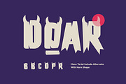 Mons Terial - Playful Monster Font, a Handwritten Font by Imoodev (Thumbnail 4 of 5)