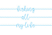 Gone Fishing - a fishing font!!!, a Font by Little Type Factory (Thumbnail 12 of 16)