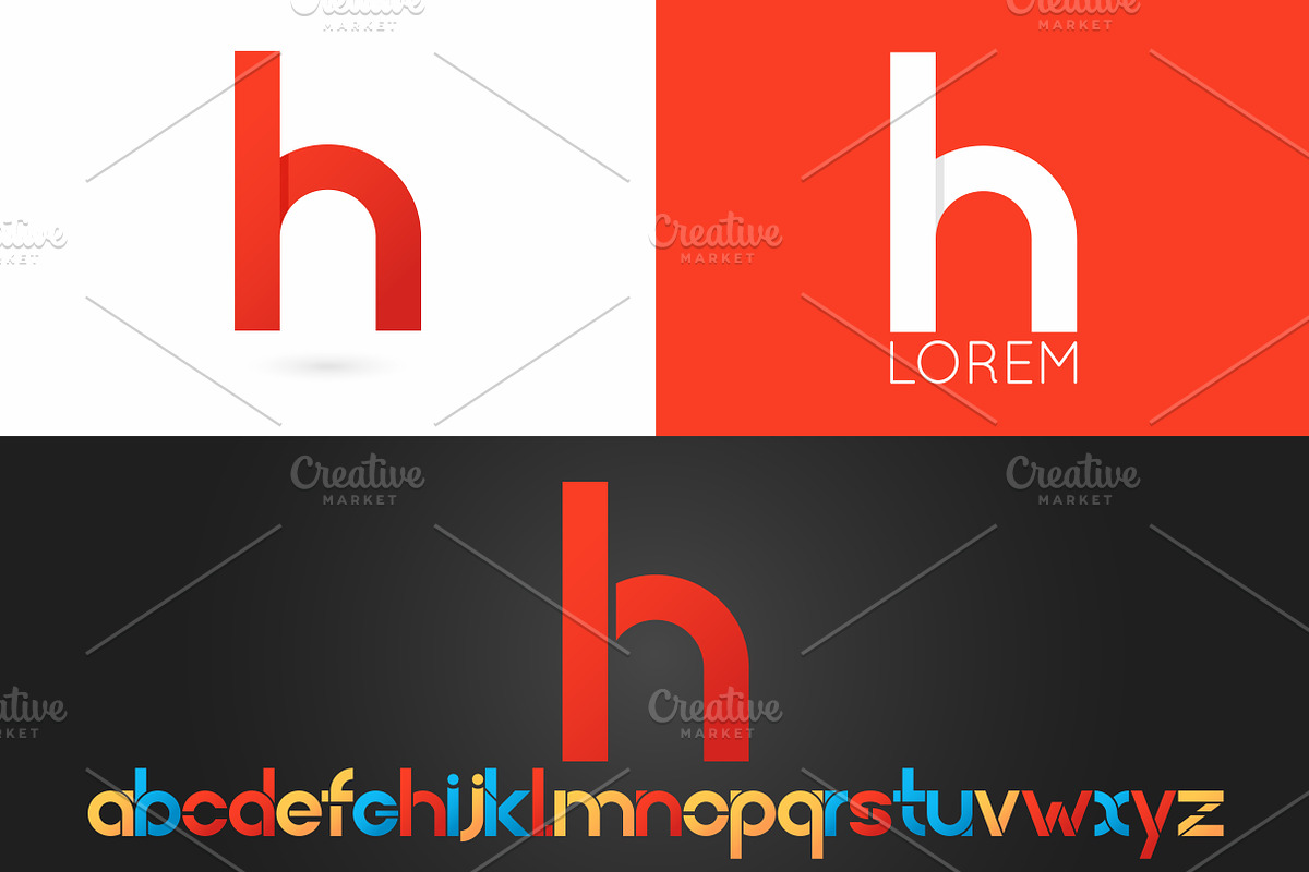 Letter H logo vector icon, a Branding & Logo Template by PushLogo (Photo 1 of 3)