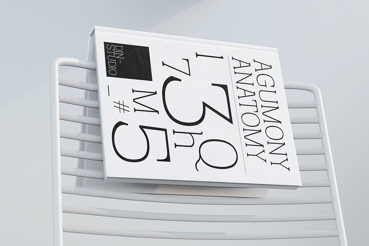 Agumony, a Sans Serif Font by din-studio.com (Photo 5 of 13)