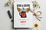Caffeine & Chaos, Retro Coffee, an Object Graphic by GlitterCraft (Thumbnail 10 of 101)