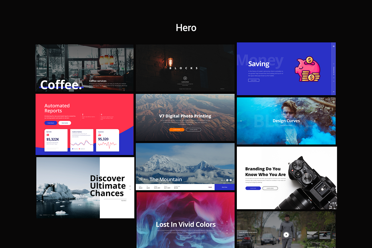 Blocks UI Kit for Sketch, an UI Kit Template by CreativesCastle (Photo 3 of 13)
