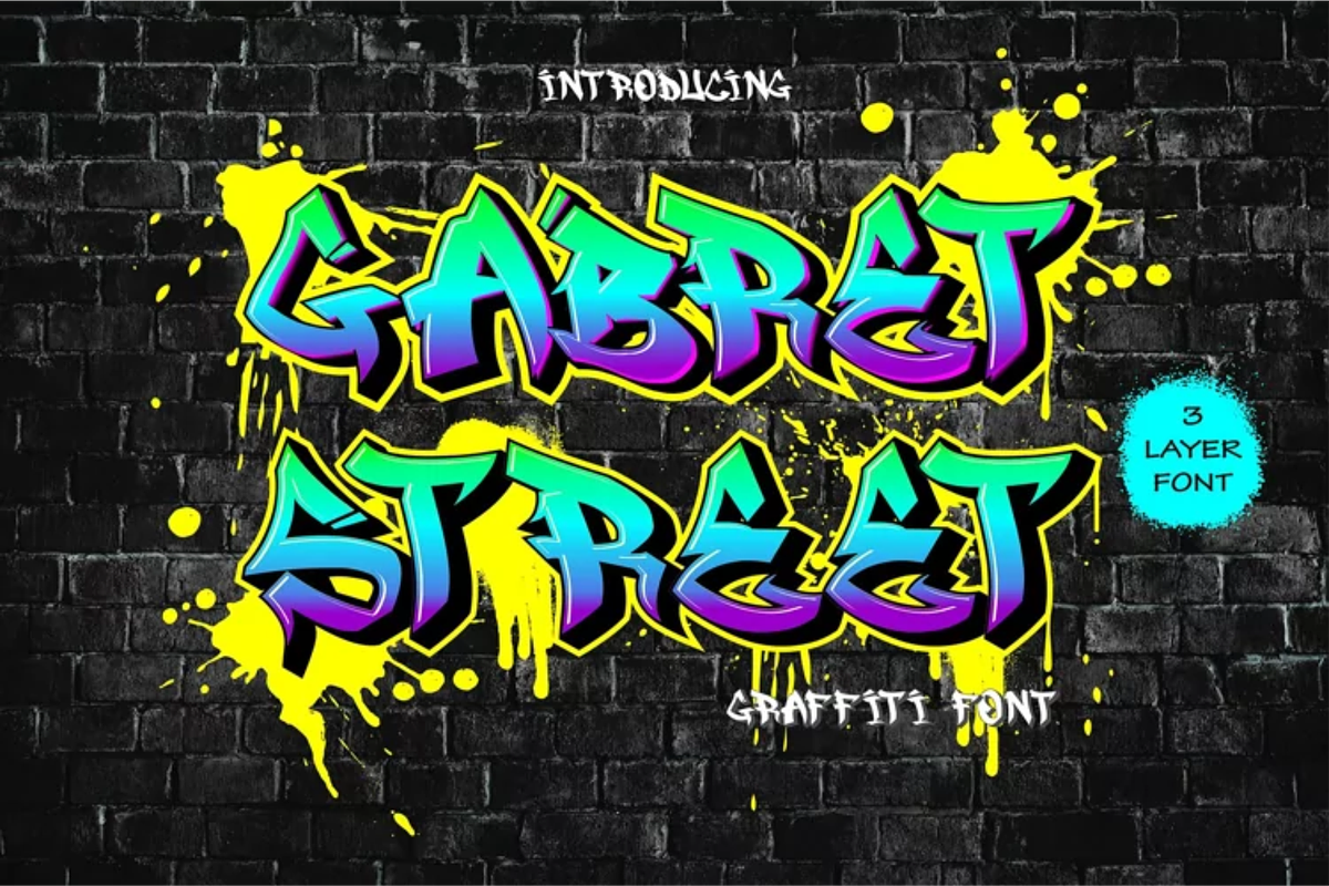Gabret Street, a Handwritten Font by asfgraphics (Photo 1 of 7)