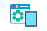 Web Optimization Flat Icon, an Icon by Pexelpy (Thumbnail 2 of 2)