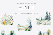 Sunlit - Spring Library, a Seasonal Illustration by Isabelle Salem (Thumbnail 3 of 13)