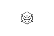 Geometric Link Technology Logo, a Branding & Logo Template by Luxury Logos (Thumbnail 3 of 4)