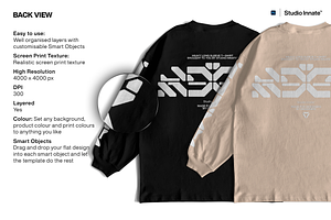 Premium Long-Sleeved Mockup