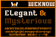 Black Bird font, a Blackletter Font by weknow (Thumbnail 2 of 8)