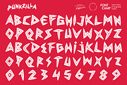 Punkzilla Font, a Handwritten Font by Fontcamp Type Foundry (Thumbnail 2 of 11)