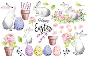 Happy Easter! Watercolor set., an Animal Illustration by Colibri Watercolor (Thumbnail 5 of 7)