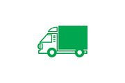 20 Logo Truck Templates Bundle, a Branding & Logo Template by Friendesigns (Thumbnail 17 of 21)