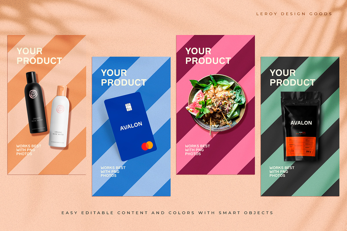 AVALON – Instagram Branding Template, a Social Media Template by LEROY Design (Photo 3 of 9)