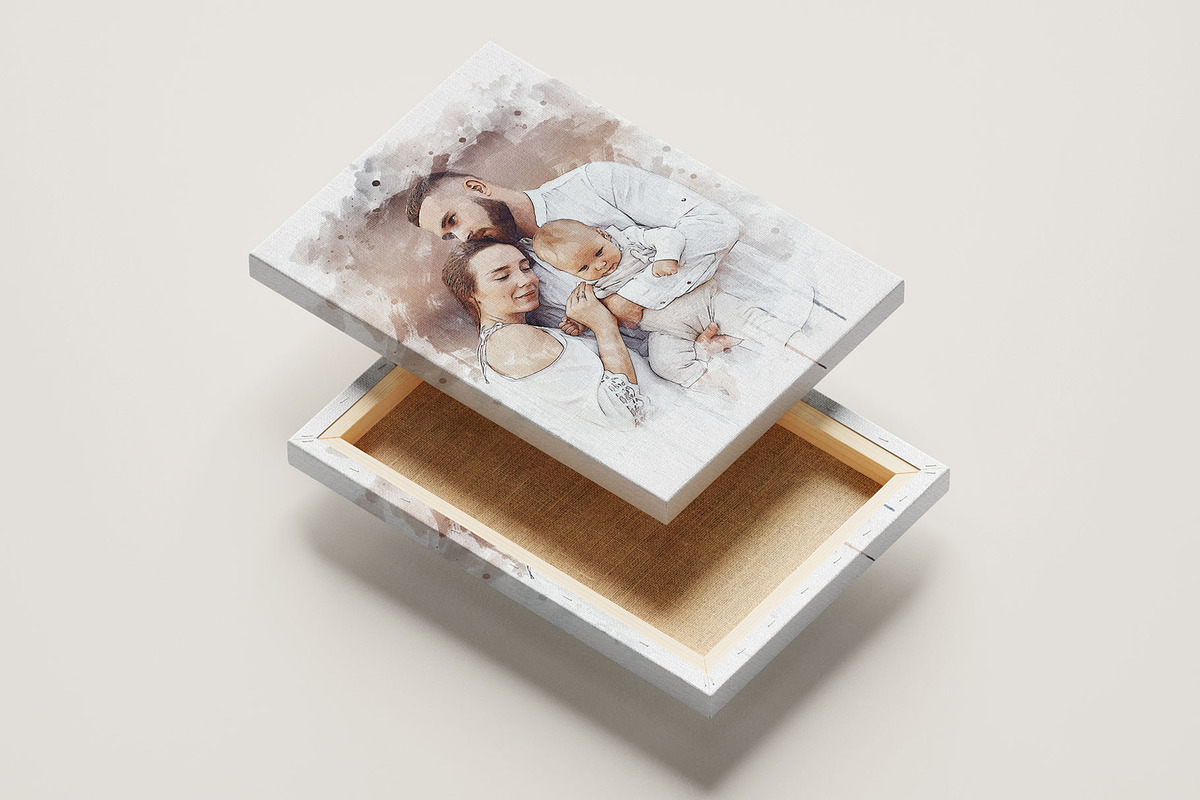 Dreamy Couple Watercolors Effect, an Action Add-On by MRI STUDIO (Photo 6 of 21)