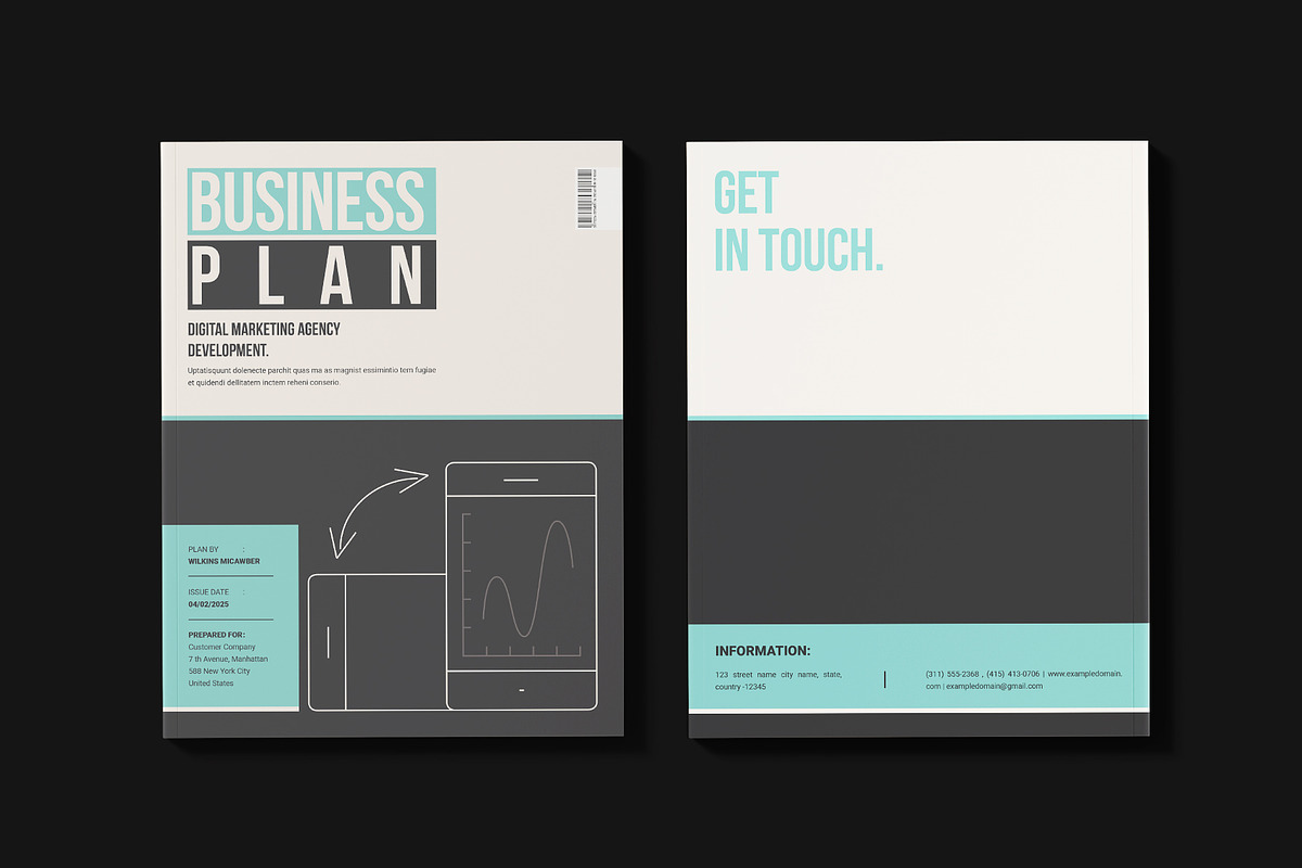The Business Plan Brochure Template, a Brochure Template by ArtisanaAura (Photo 9 of 10)