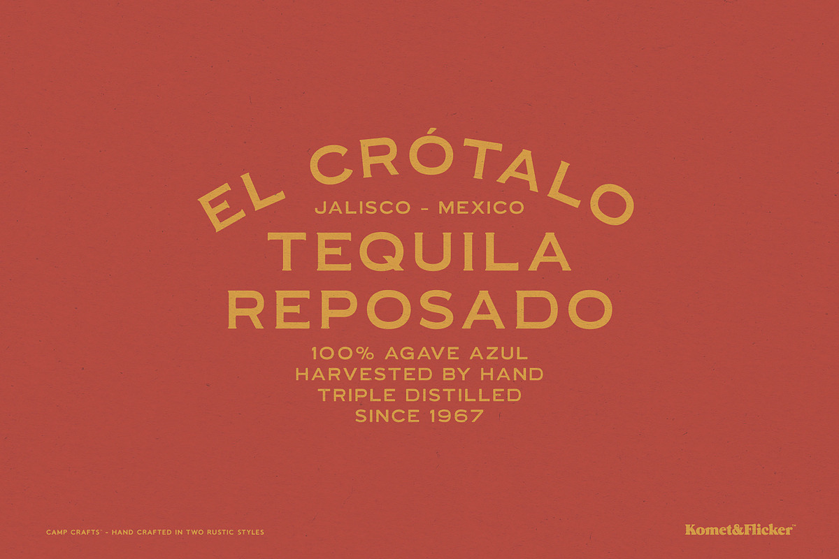 Camp Crafts, a Serif Font by Komet & Flicker (Photo 2 of 12)