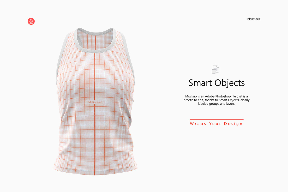 Women's Tank Top Mockups, Front Back, a Shirt Mockup by HelenStock (Photo 4 of 9)