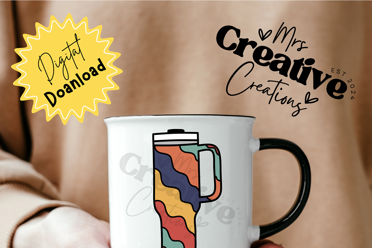 40oz Tumbler Clipart Bundle, a Graphic by Mrs. Creative Creations (Photo 3 of 7)