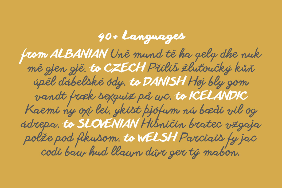 Another Shabby - 5 fonts, a Script Font by Zetafonts (Photo 12 of 12)