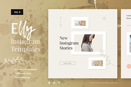 Elly Instagram Templates Vol.3