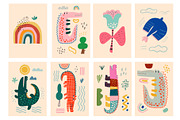 Cute baby crocodiles illustrations, an Animal Illustration by MoleskoStudio (Thumbnail 5 of 23)