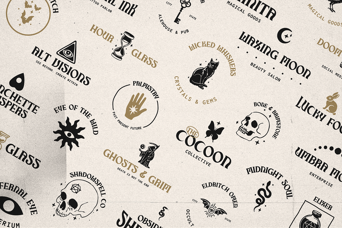 Black Magic Logo & Brand Kit, a Branding & Logo Template by Dynamo Ultima (Photo 2 of 18)