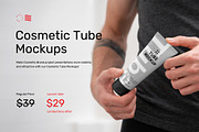 Cosmetic Box and Tube Mockups, a Packaging Mockup by Mr.Mockup™ (Thumbnail 2 of 10)