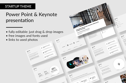 Startup smart presentation template