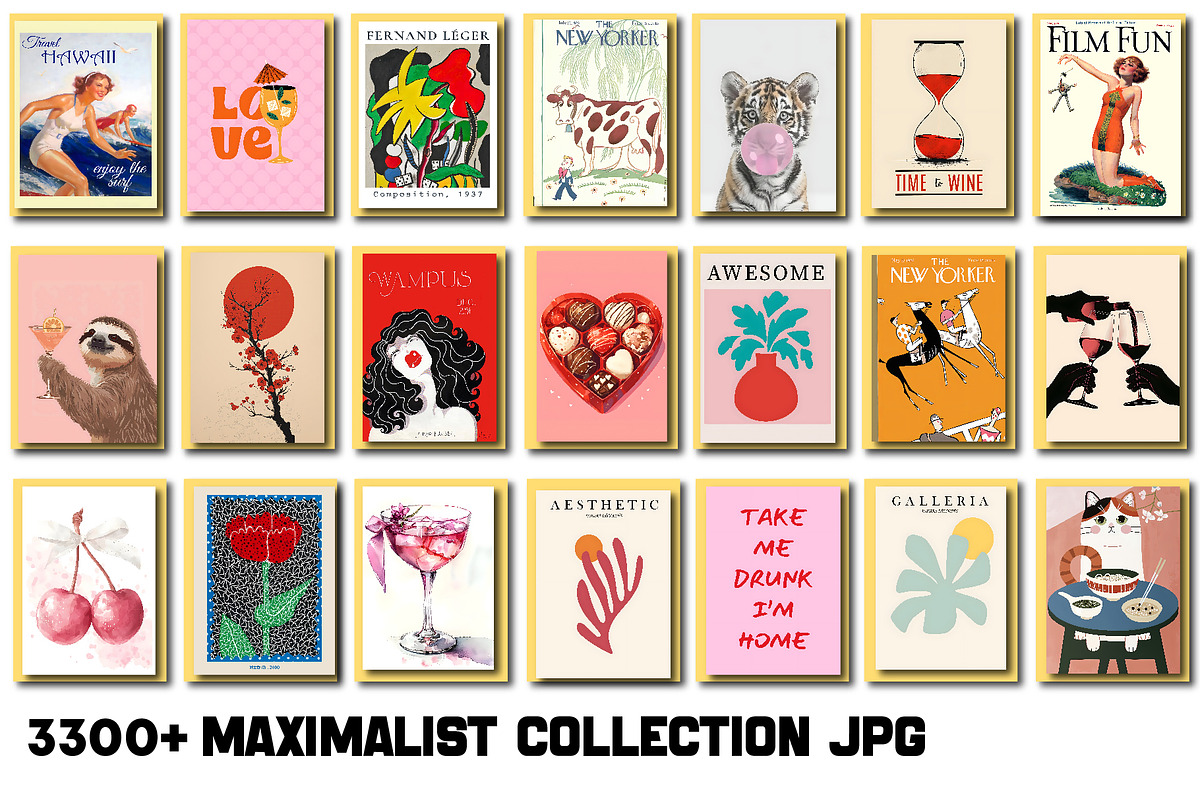 Maximalist Wall Art Collection, a Wallpaper Photo by Chipshpow Graphics (Photo 7 of 8)