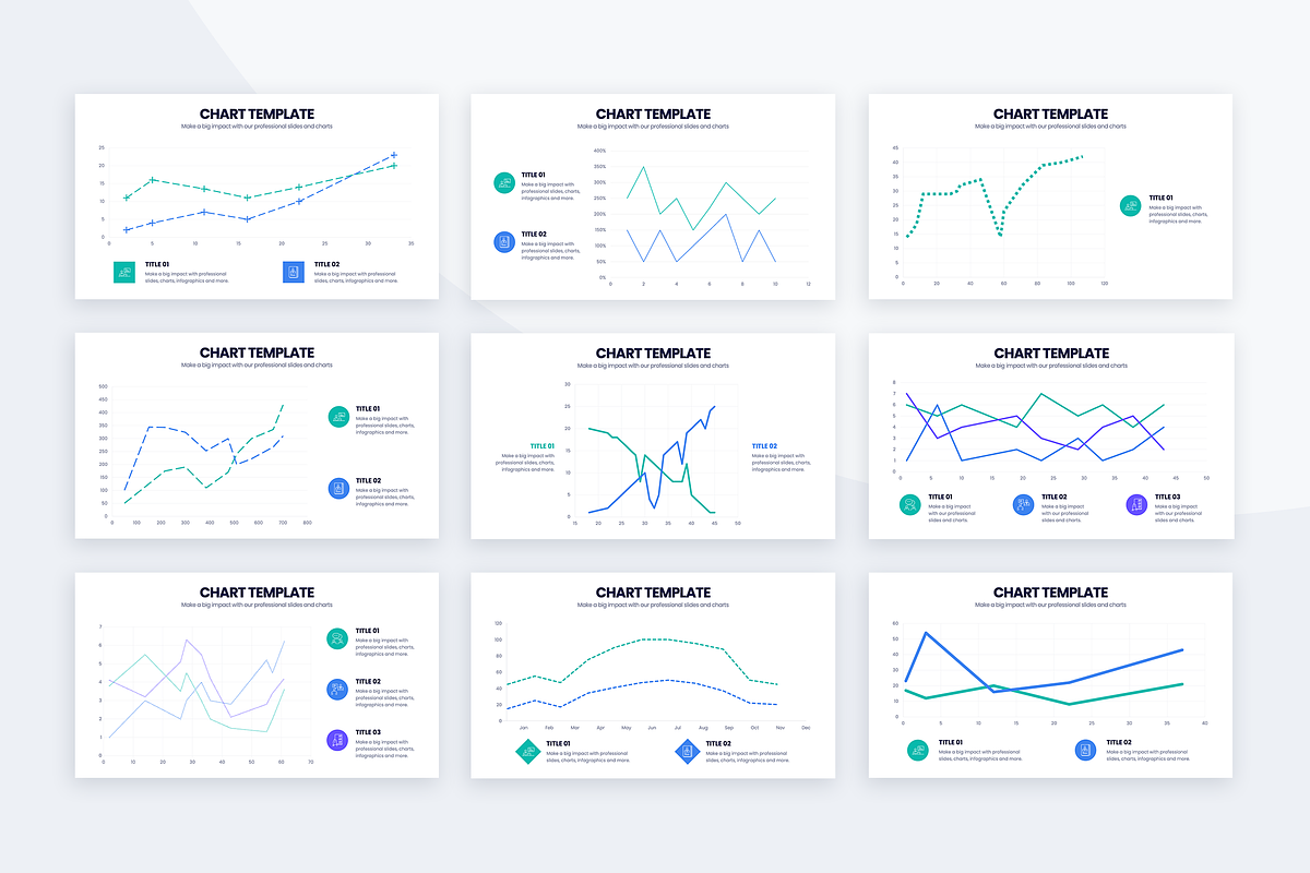 PowerPoint Charts and Graphs Bundle, a Presentation Template by Slidesmash