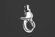 Keychain 3d model 02, an Object 3D Model by fahad121 (Thumbnail 2 of 6)