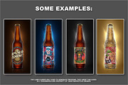 Beer Bottle Mockup, a Product Mockup by Bruno's Shop (Thumbnail 7 of 8)