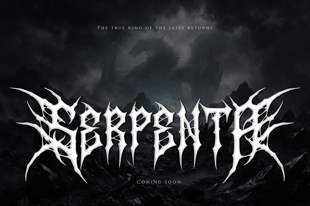 Razorth | Black Metal Font, a Blackletter Font by Denustudios (Photo 5 of 12)