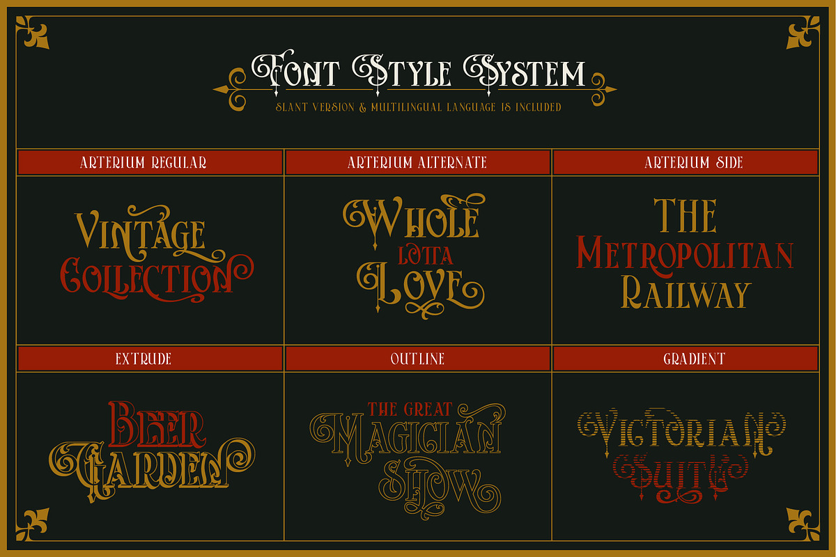 Arterium, a Serif Font by Burntilldead (Photo 2 of 12)