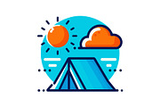 Outdoor Camping Icon Pack, an Object Graphic by Designs_River (Thumbnail 11 of 13)