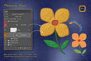 Embroidery Photoshop Action, an Action Add-On by Andrew Skoch Design (Thumbnail 5 of 7)
