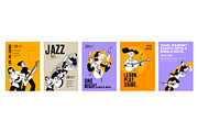 Music poster templates, a Person Illustration by PureSolution (Thumbnail 5 of 6)