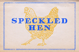 Speckled Hen Font