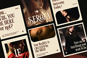 Serofa, a Sans Serif Font by Burntilldead (Thumbnail 9 of 12)