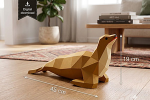 Sea Lion - 3d papercraft