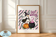 Just a Witchy Goose Halloween PNG, a Seasonal Illustration by Daily.Designs (Thumbnail 5 of 5)
