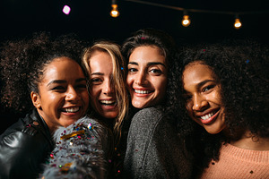 Portrait of a group of diverse women, a Person Photo by Artem Varnitsin