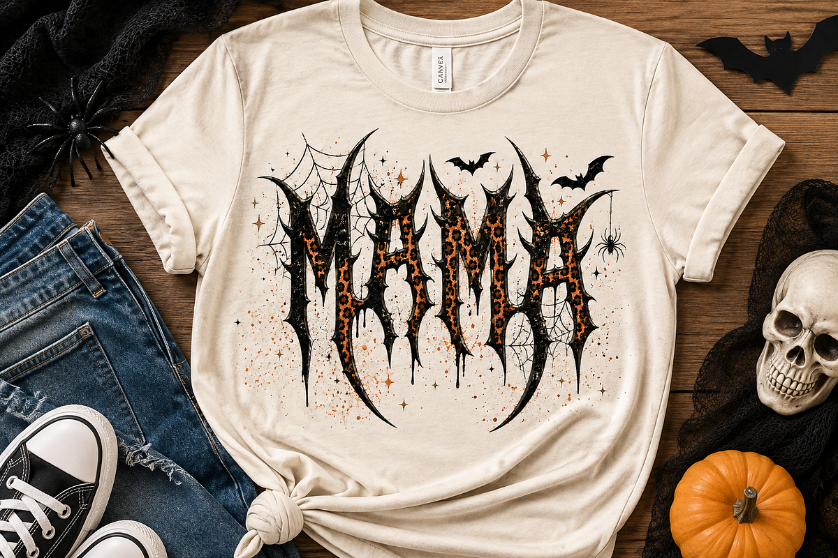 Retro Vintage Halloween Mama Bundle, an Object Graphic by Daisy Design (Photo 14 of 21)